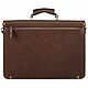 Order Leather briefcase 'Herman' (brown). Russian leather Guild. Livemaster. . Men\'s bag Фото №3