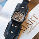 Order Wristwatch on a wide Irvin X bracelet. MART. Livemaster. . Watches Фото №3