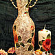бутылка, бутылка декупаж, декор бутылок, оформление бутылок, нарядная бутылка, праздничная бутылка, бутылка с розами