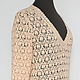 Order Cashmere Merino silk.Tea rose pullover. 'Crochet classics' YULIA. Livemaster. . Pullover Sweaters Фото №3