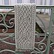 Шарф, кашне "Две дороги" ( меринос с хлопком). Шарфы. IRINA GRUDKINA Handmade Knitwear. Ярмарка Мастеров.  Фото №5