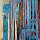 Painting 'Sunset in New York' oil on canvas 50h70 cm. Pictures. vestnikova. My Livemaster. Фото №5