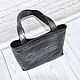 Shopper bag, made of genuine crocodile leather in black. Shopper. SHOES&BAGS. My Livemaster. Фото №4