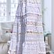 White summer skirt from the sewing and lace in Bohemian style Odette. Skirts. PolMary. My Livemaster. Фото №6