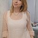 Свитер паутинка. Свитеры. Nadezhda-an2. Ярмарка Мастеров.  Фото №5