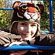 Шапка с ушками  "Полосатый рейс". Шапки. Маргарита. Ярмарка Мастеров.  Фото №5