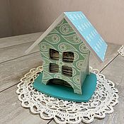 Для дома и интерьера handmade. Livemaster - original item Gifts for March 8: Teahouse in turquoise. Handmade.