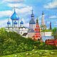 Картина маслом цветов" Суздаль", Картины, Зеленоград,  Фото №1