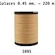 Нить для кожи круглая вощеная, полистер Galaces 005 толщина 0.45 mm, Нитки, Белгород,  Фото №1