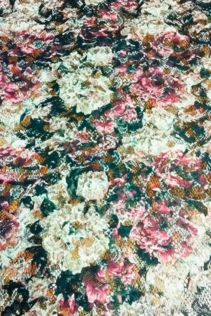 Lace with printed pattern, Lace, Ramenskoye,  Фото №1