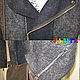 Men's outerwear: Jacket for men 'leather Jackets' - felt. Mens outerwear. studiya. My Livemaster. Фото №6