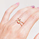 Order Ring Infinity with Sunny yellow tourmaline size 17. Honey Hany Jewelry by Olga Khan. Livemaster. . Rings Фото №3