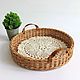 Поднос плетеный круглый Поднос для кухни Пасхальный поднос. Утварь. *BasketStore*. Ярмарка Мастеров.  Фото №6