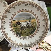 Винтаж: Винтаж: Коллекционная тарелка с замком, Италия (2544)