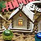 Светильник светодиодный домик на елку Избушка (лот 3 шт). Светодиодные гирлянды. Dimaxlw_Парковки. Ярмарка Мастеров.  Фото №4