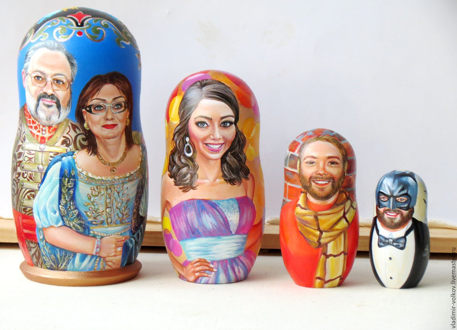 personalized russian nesting dolls