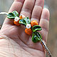 Order Bracelet 'Tangerines' small. BeautyGlassByKate(Lampwork) (beauty-glass). Livemaster. . Bead bracelet Фото №3