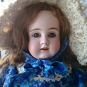Винтаж: антикварная немецкая кукла Королева Луиза