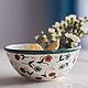 Flower meadow. A bowl of handmade ceramics. Bowls. JaneCeramics. Online shopping on My Livemaster.  Фото №2