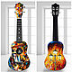Укулеле "Гитарист"- гавайская гитарка. Укулеле (гавайская гитара). Guitar & Ukulele art Studio. Интернет-магазин Ярмарка Мастеров.  Фото №2