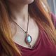 Кулон с голубым опалом и кораллом wire wrap. Кулон. Selena Di украшения wire wrap. Ярмарка Мастеров.  Фото №5