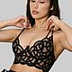 Заказать Комплект нижнего белья , кружевное бюстье + стринги. Natali Lingerie / Нижнее бельё ручной работы!. Ярмарка Мастеров. . Комплекты белья Фото №3