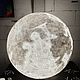 Светильники: Луна (80 см в диаметре) детальная прорисовка. Потолочные и подвесные светильники. Lampa la Luna byJulia. Ярмарка Мастеров.  Фото №6