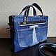 Джинсовая сумка, большая, мужская ,чемодан. Мужская сумка. Kate's JNS bags. Ярмарка Мастеров.  Фото №4
