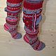 Knitted stockings ' August'. Handmade stockings. Stockings. DominikaSamara. Online shopping on My Livemaster.  Фото №2