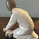 Винтаж: Старинная статуэтка « Девочка с тапочками», Lladro, Испания. Статуэтки винтажные. Brocante chez Alla. Ярмарка Мастеров.  Фото №6