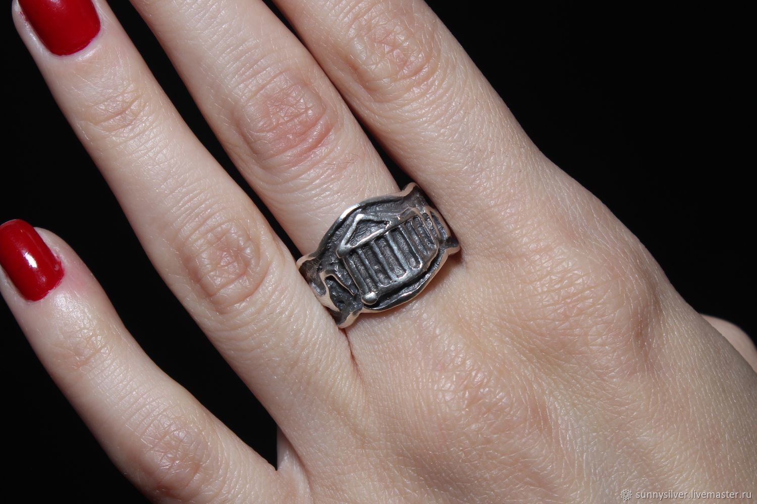 Garni ring made of 925 sterling silver DS0084 – купить на Ярмарке Мастеров  – OQ79OCOM | Rings, Yerevan