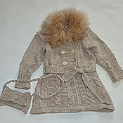 Одежда детская handmade. Livemaster - original item Knitted cardigan,children`s,3 years old.. Handmade.