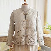 Одежда handmade. Livemaster - original item Shower jacket with hand embroidery. Handmade.
