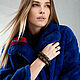 Шуба «Синий кот» mexdizain. Шубы. MEXDIZAIN. Ярмарка Мастеров.  Фото №6