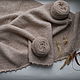 Order Beige handkerchief knitted kerchief shawl bactus delicate wool. SolarisArtis. Livemaster. . Shawls1 Фото №3
