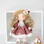 Адель интерьерная текстильная кукла