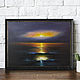  ' Dawn' seascape in oil. Pictures. flamemilady. My Livemaster. Фото №5