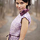 Авторское платье ручной работы Piony dress. Платья. Irena Levkovich WoolWonders. Интернет-магазин Ярмарка Мастеров.  Фото №2