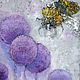 Bee painting with Texture Paste for Interior. Pictures. Yulia Berseneva ColoredCatsArt. My Livemaster. Фото №4