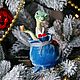 Интерьерная кукла Змейка, елочная игрушка. Новогодние подарки, сувенир. Интерьерная кукла. Анастасия Косенчук. Душевные игрушки. Ярмарка Мастеров.  Фото №6