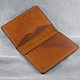 Passport cover with engraving and pockets. Passport cover. YanKorS leather. Online shopping on My Livemaster.  Фото №2
