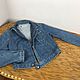 Винтаж: 46+-Куртка женская джинсовая Levi’s . Цвет голубой. Куртки винтажные. VINTAGE (Светлана). Ярмарка Мастеров.  Фото №11