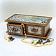 Chest of drawers jewelry box 'Fashion vintage'. Mini Dressers. decoupage history. Online shopping on My Livemaster.  Фото №2