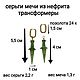 Заказать Серьги мечи из нефрита. Glyptics.  Украшения из камня.. Ярмарка Мастеров. . Серьги классические Фото №3