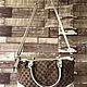 Винтаж:  Gucci Sukey GG Canvas Two-Way Handbag. Сумки винтажные. Chic bags. Ярмарка Мастеров.  Фото №5