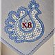 Пасхальная салфетка. В корзину или под кулич. Птица маленькая. Салфетки. Волшебный Магазин Катюль. Ярмарка Мастеров.  Фото №5