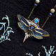 Necklace 'Lystra lanata' modern, insects. Necklace. House Of The Moon Dew. My Livemaster. Фото №6