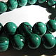 Natural malachite beads, African. Zaire, 10 mm light. Beads1. Elena (luxury-fittings). Online shopping on My Livemaster.  Фото №2