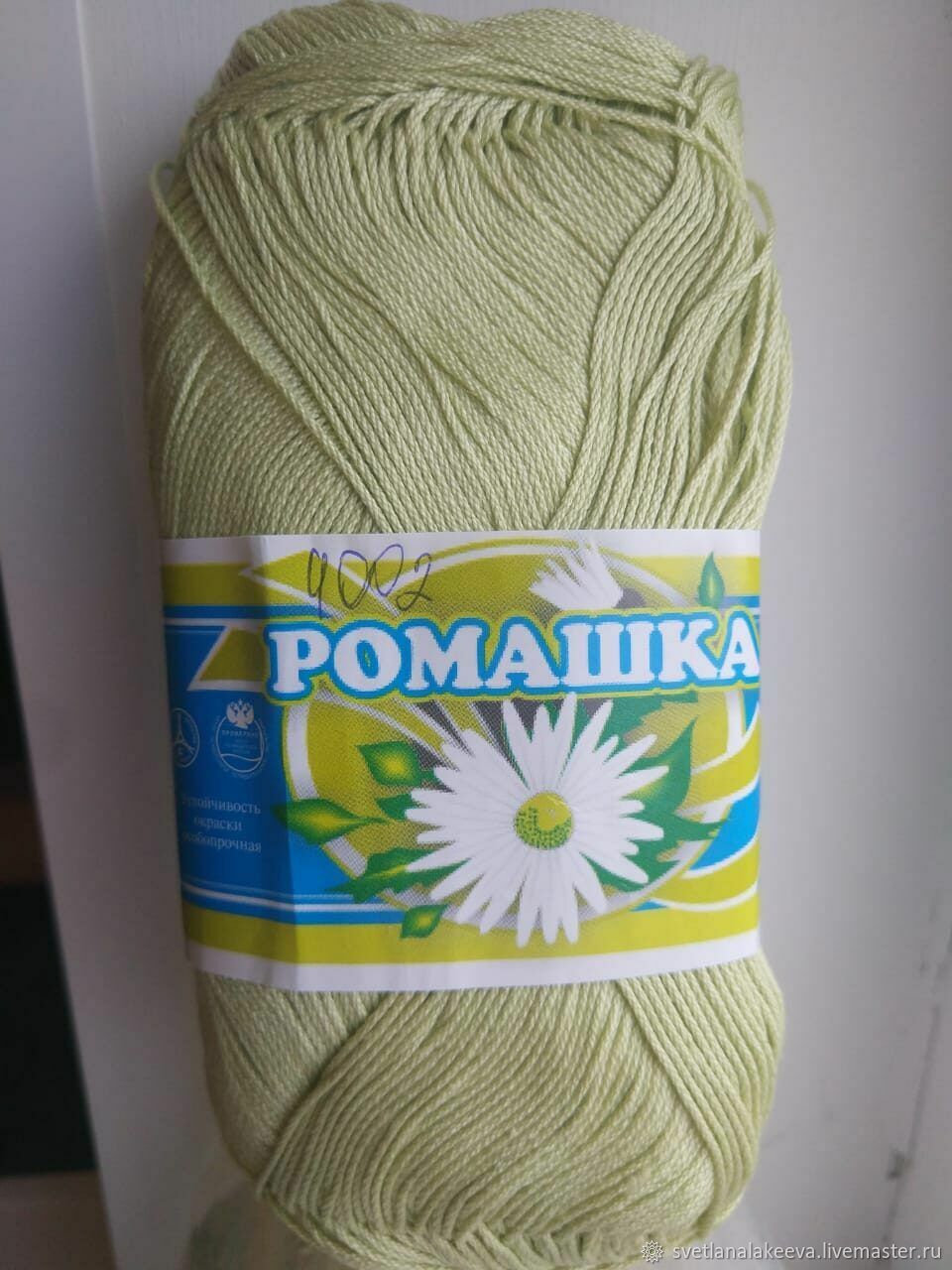 Пряжа ПНК им.Кирова Ромашка - 100% мерсеризованный хлопок купить в ...