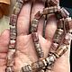 Бусы из коричневого авантюрина 2. Бусы. gemstone. Ярмарка Мастеров.  Фото №4